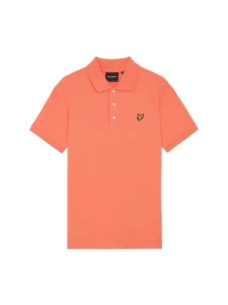 Koszulka polo Lyle & Scott pomarańczowa