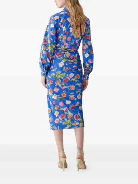 Cămașă Carolina Herrera cu imagine lungă albastru