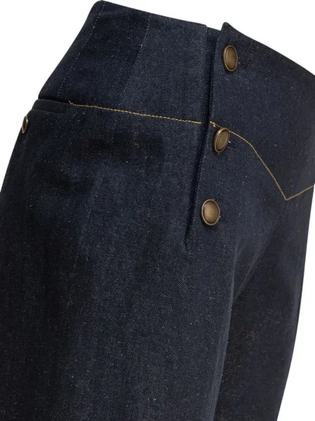 Pantaloni Ines De La Fressange albastru
