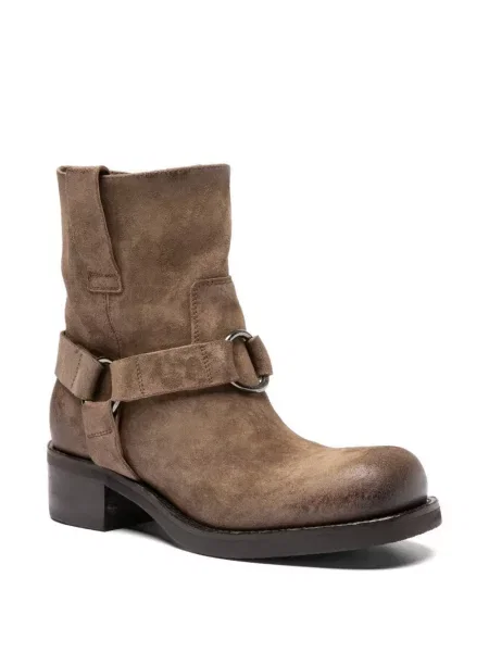 Botine Officine Creative biker verde
