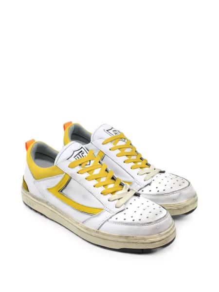 Sneakerși Htc Los Angeles din piele alb
