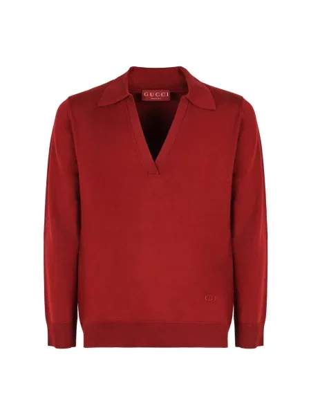 Sweter Gucci wełniany czerwony
