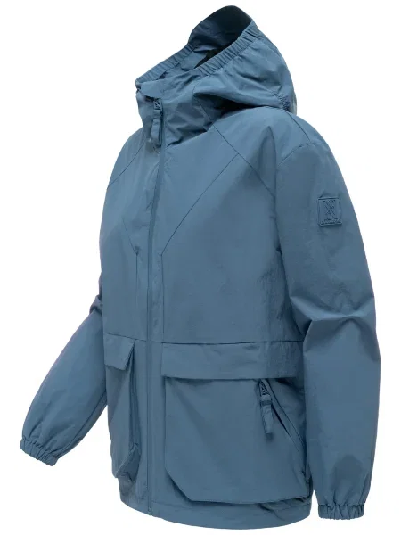 NAVAHOO Prechodná bunda Donnerwetter modrosivá