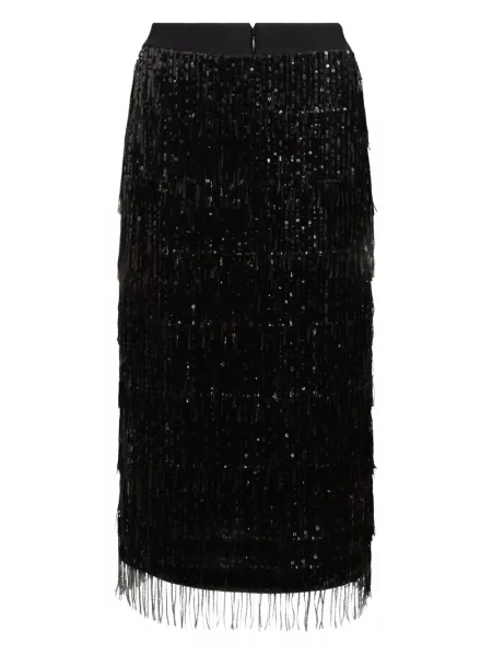 Fustă Karl Lagerfeld cu paiete negru