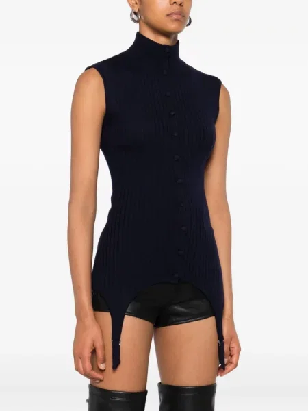 Top Jean Paul Gaultier albastru
