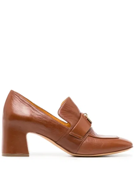 Pantofi cu toc Madison.maison din piele maro