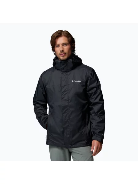 Geacă pentru bărbați Columbia Watertight Interchange black negru