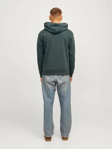 Худі JACK & JONES поліестер/бавовна зелений