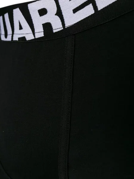 Boxerky Dsquared2 s autogramem černé