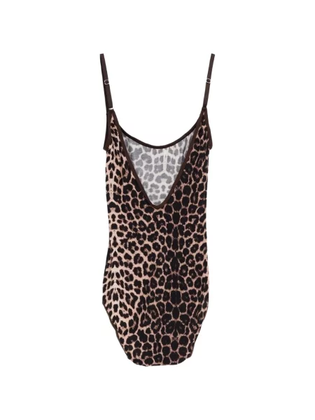Body Baserange cu imagine cu model leopard maro
