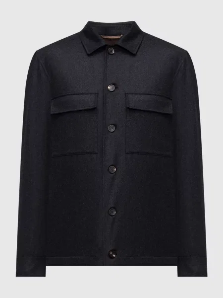 Сорочка з вовни Peserico сіра