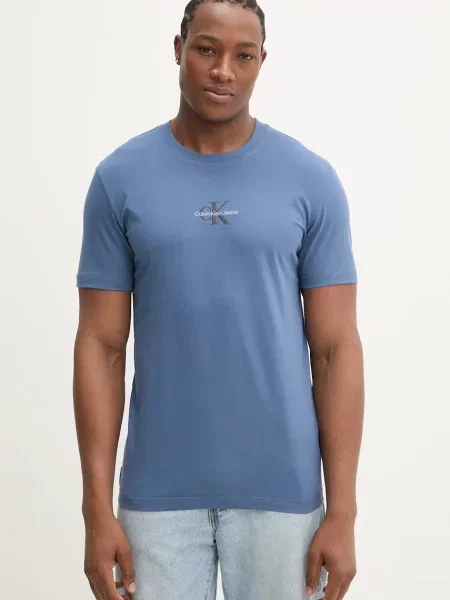 Calvin Klein Jeans kratka majica modra