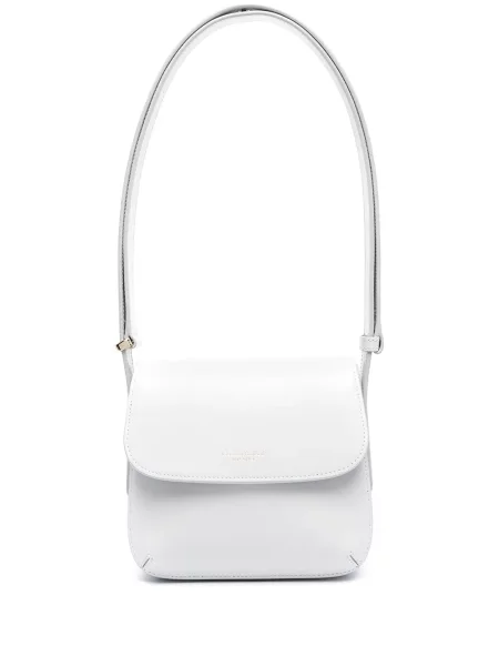 Geanta de piele Giorgio Armani din piele gri