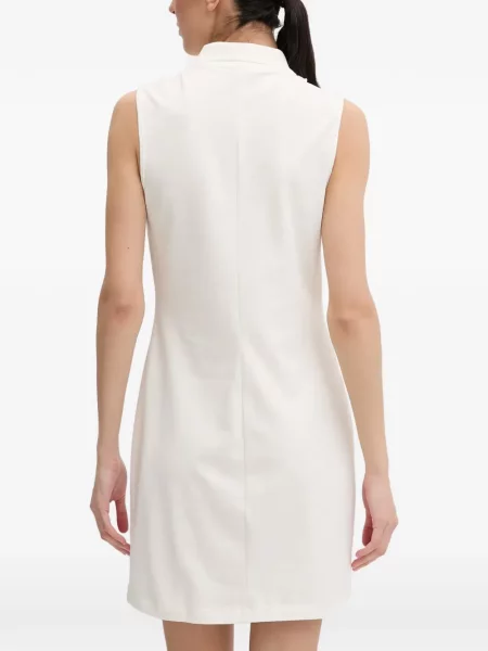 Gulerat stras rochie mini Guess alb
