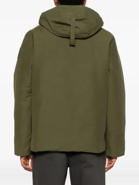 Palton Canada Goose cu glugă verde