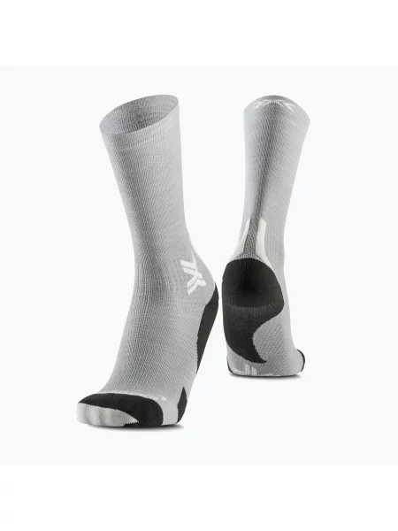 Шкарпетки X-Socks Run Discover Merino Crew seal grey/light sand сірі