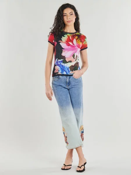 Desigual Blugi COCO | flare fit albastru