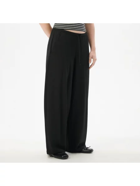 Cropp Брюки baggy чорний