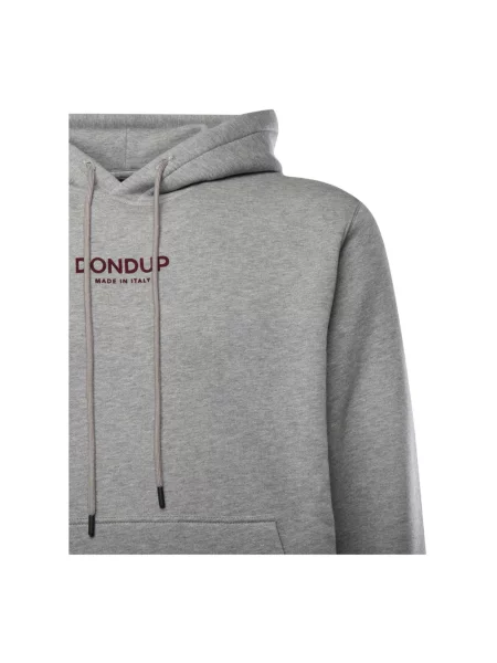 Bluza z kapturem Dondup z kapturem szara