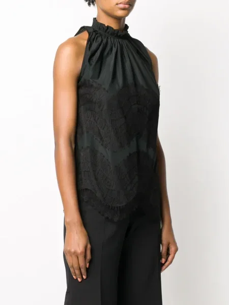 Top Givenchy din dantelă negru