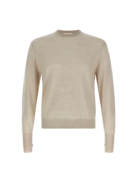 Sweter Ma'ry'ya wełniany beżowy