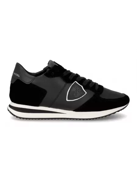 Buty do biegania Philippe Model zamszowe do biegania czarne