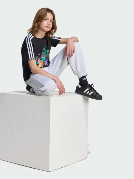 Детская футболка Adidas черная