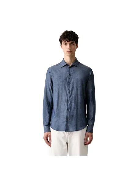 Koszula Emporio Armani casual niebieska