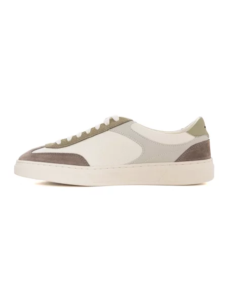Sneakersy Boss skórzane beżowe