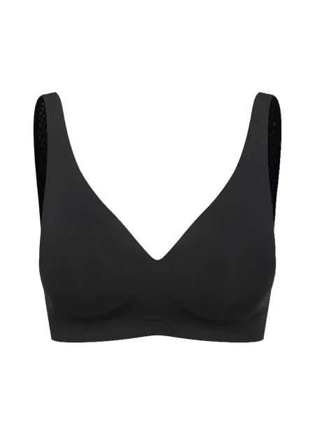 Cfab Melltartó Comfort Push up BH mit Spitze' fekete