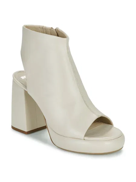 Kotníkové boty Bronx bílé