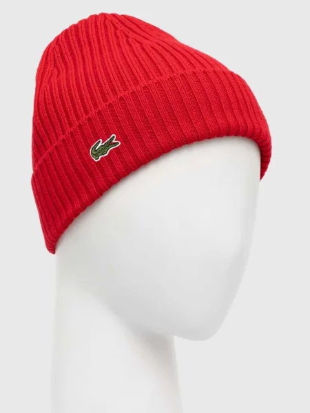 Lacoste kapa volnen rdeča