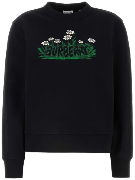 Hanorac Burberry cu imagine negru