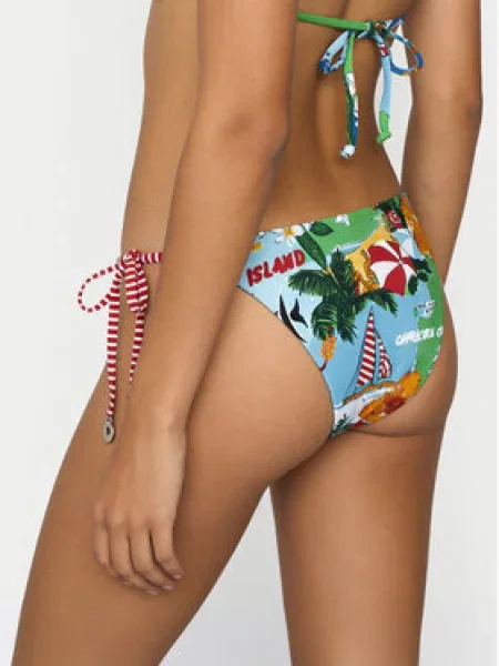 Seafolly Spodnji del bikini Viva Vacation Pisana