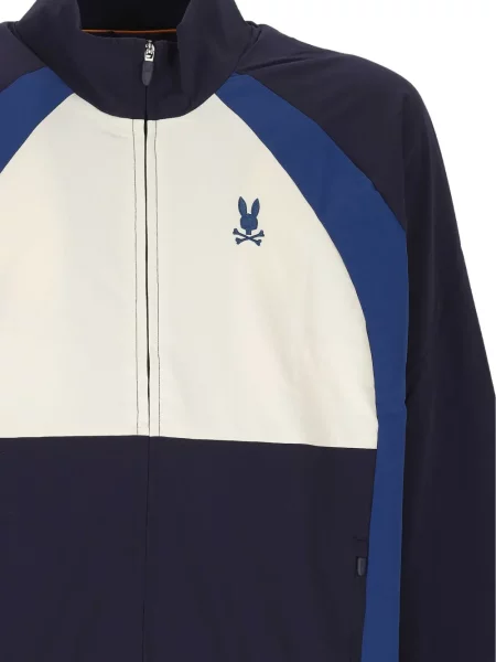 Geacă Psycho Bunny cu broderie albastru