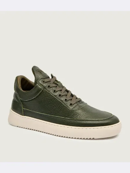 Sneakerși Filling Pieces din piele verde