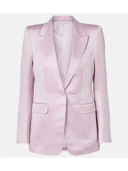 Sacou Tom Ford din satin roz