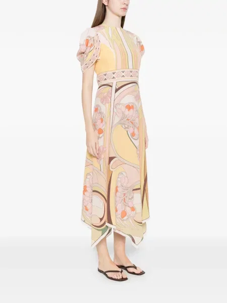Rochie midi La Doublej de costum roz
