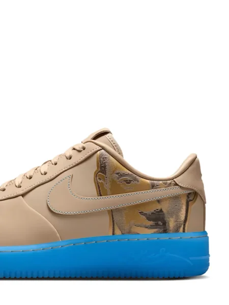Καρό μπλούζα Nike με κορδόνια με δαντέλα πράσινο