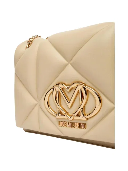 Geantă LOVE MOSCHINO Bej alb