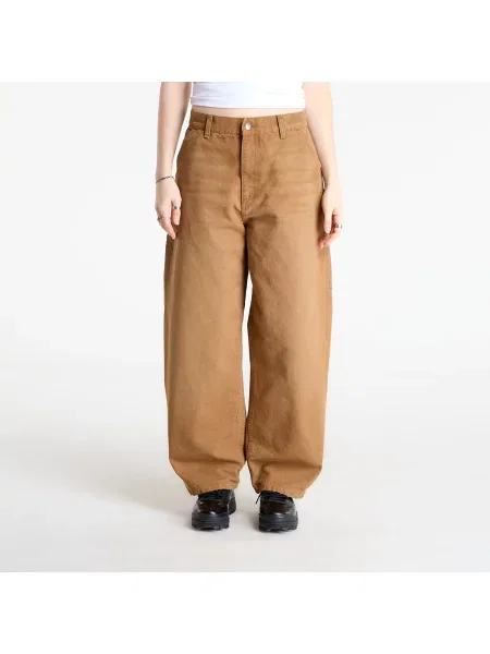 Pantaloni Carhartt WIP W Brandon Single Knee Pant Hamilton Brown XS maro