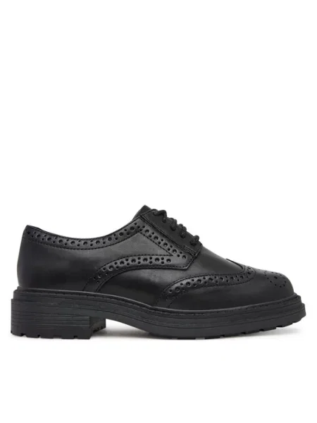 Clarks Oxfords Derby μαύρο