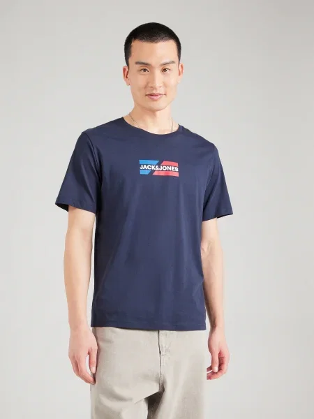 Jack&Jones Majica Corp Graphic Mornarsko modra