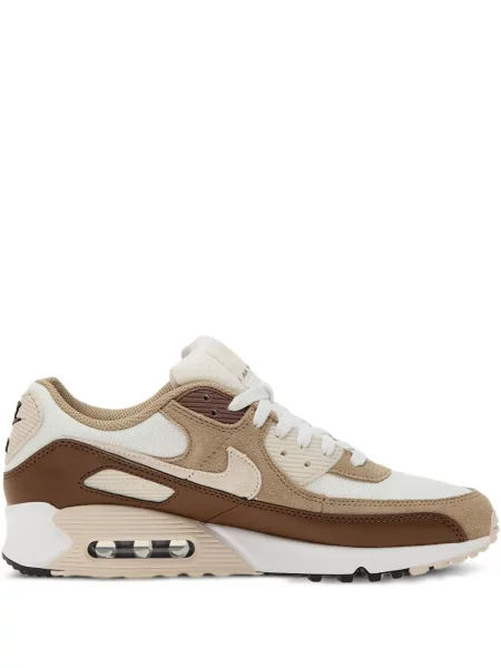 Gulerat lung cu centură sneakerși Nike Air Max 90 alb