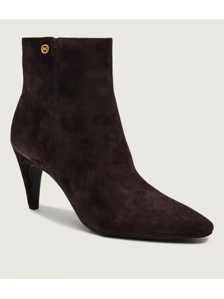 Michael Kors Botine cu subțire Daniela | piele întoarsă maro