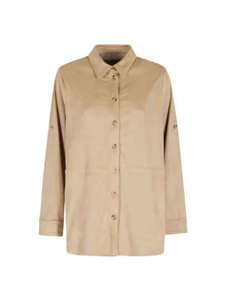 Koszula Urbancode zamszowa brązowa