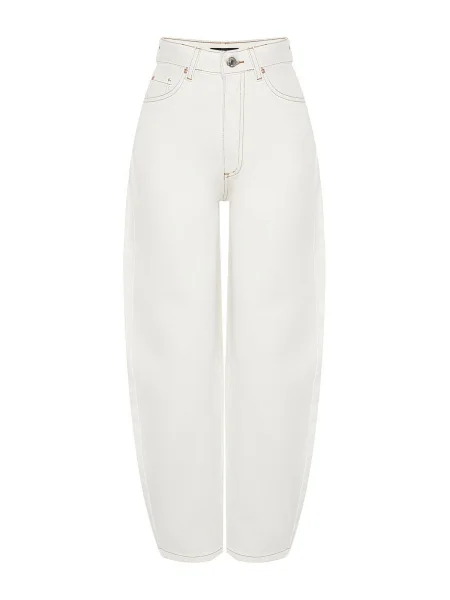 Trendyol Jeans denim alb