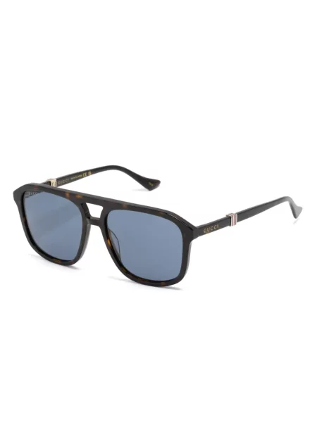 Sluneční brýle Gucci Eyewear hnědé
