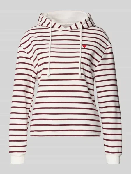 Bluza z kapturem o luźnym kroju z mieszanki bawełny model ‘CHILLI’ Pieces