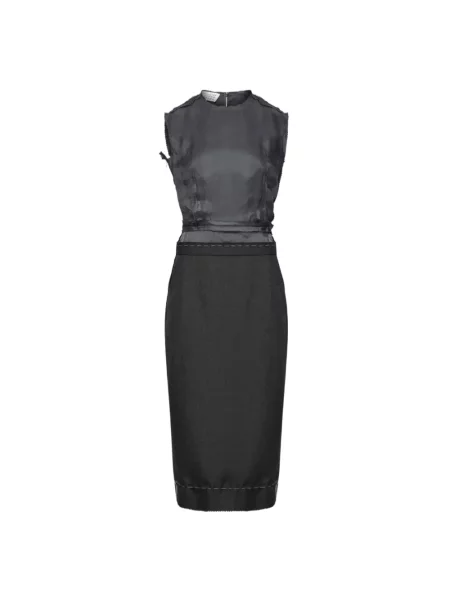 Sukienka midi Maison Margiela szara